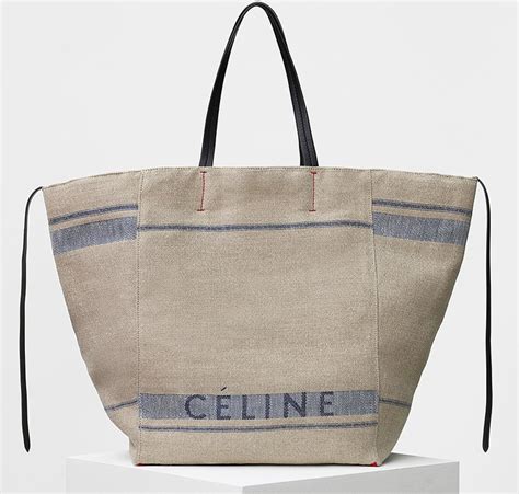 celine horizontal cabas canvas bag|Celine cabas phantom tote bag.